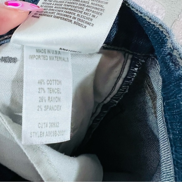 Agolde Sophie Midrise Skinny Jeans Size 27 - Picture 10 of 10